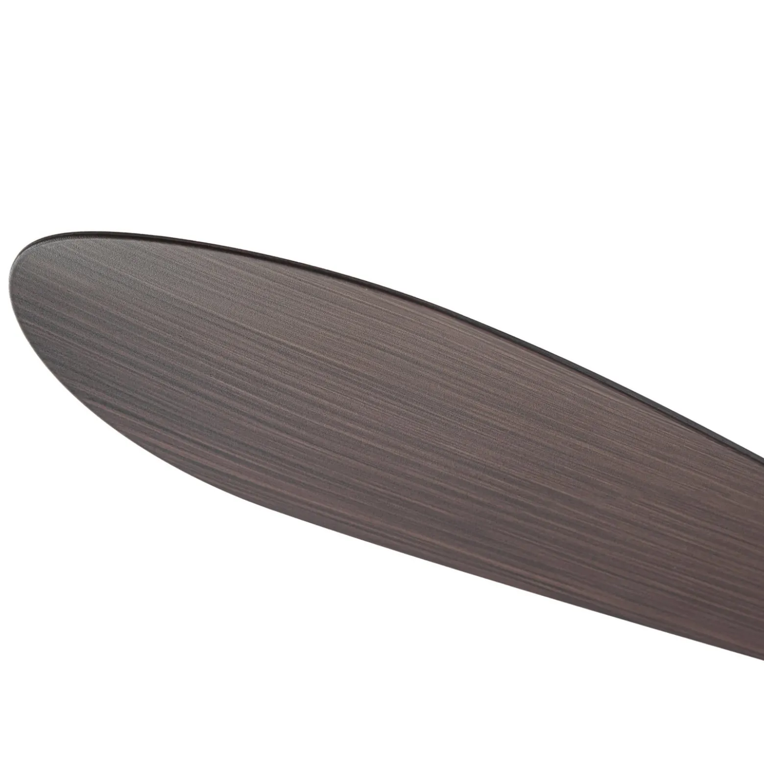 Lucande LED-Außendeckenventilator Winrod, Holz dunkel, dim.