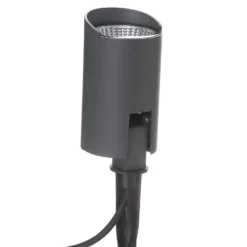 Lucande LED-Außenstrahler Anton, Erdspieß, anthrazit, Metall