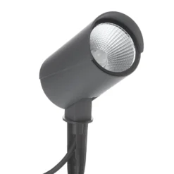 Lucande LED-Außenstrahler Anton, Erdspieß, anthrazit, Metall