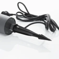 Lucande LED-Außenstrahler Anton, Erdspieß, anthrazit, Metall
