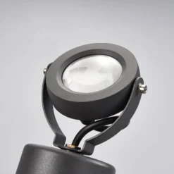 Lucande LED-Außenstrahler Gavin, 33 cm, anthrazit, Aluminium