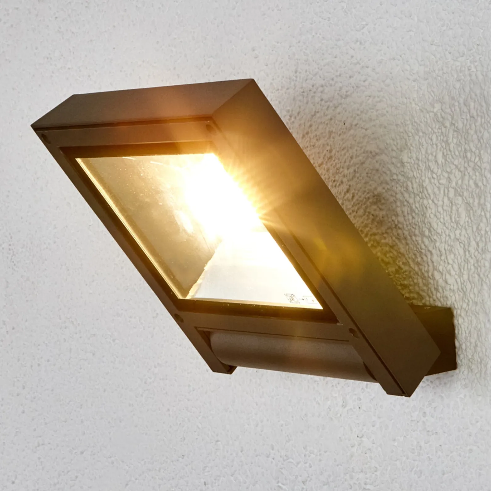 Lucande LED-Außenstrahler Maica, anthrazit, schwenkbar, IP65