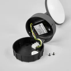 Lucande LED-Außenwandlampe Finny, Bewegungsmelder, IP54