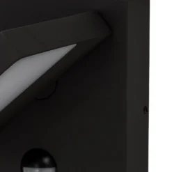 Lucande LED-Außenwandlampe Silvan, anthrazit, Sensor, IP54