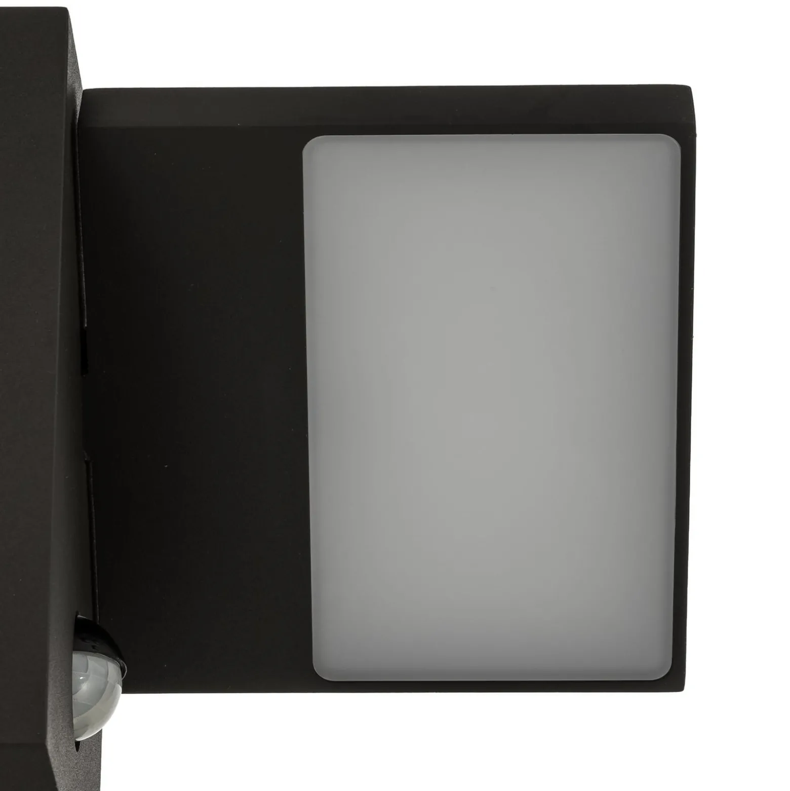 Lucande LED-Außenwandlampe Silvan, anthrazit, Sensor, IP54