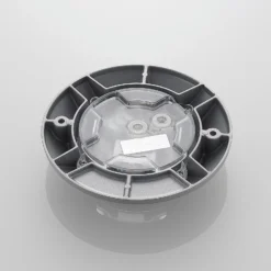 Lucande LED-Bodenstrahler Jeffrey, silber, 1 Lichtaustritt
