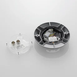 Lucande LED-Bodenstrahler Jeffrey, silber, 1 Lichtaustritt