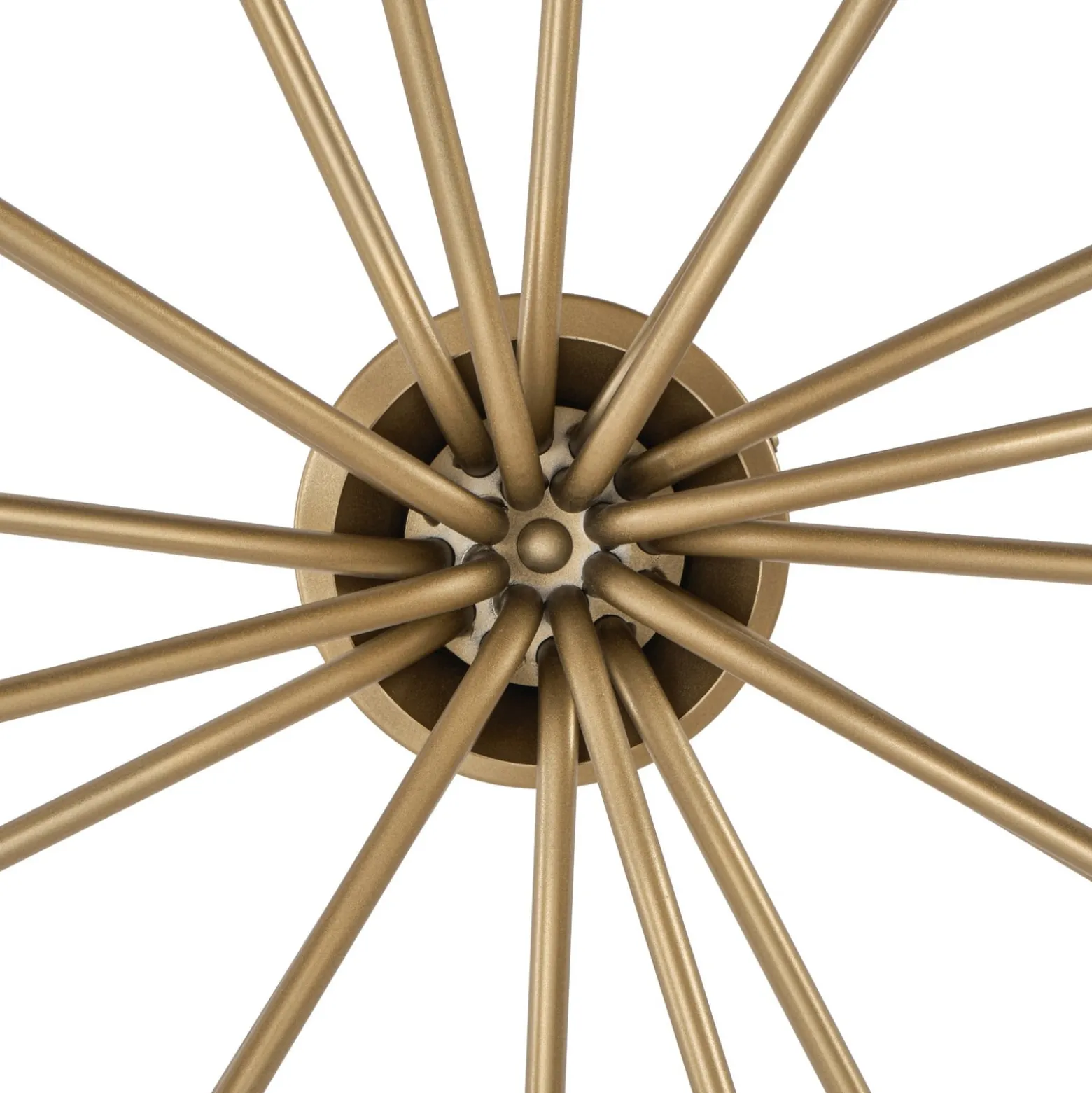 Lucande LED-Deckenlampe Ariadne, Ø 57cm, gold matt, 20-flg.