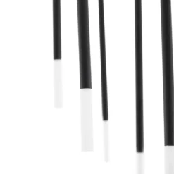 Lucande LED-Deckenlampe Ariadne, Ø57cm, schwarz matt, 20-flg