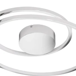 Lucande LED-Deckenlampe Maire, chromfarben, Metall, dimmbar