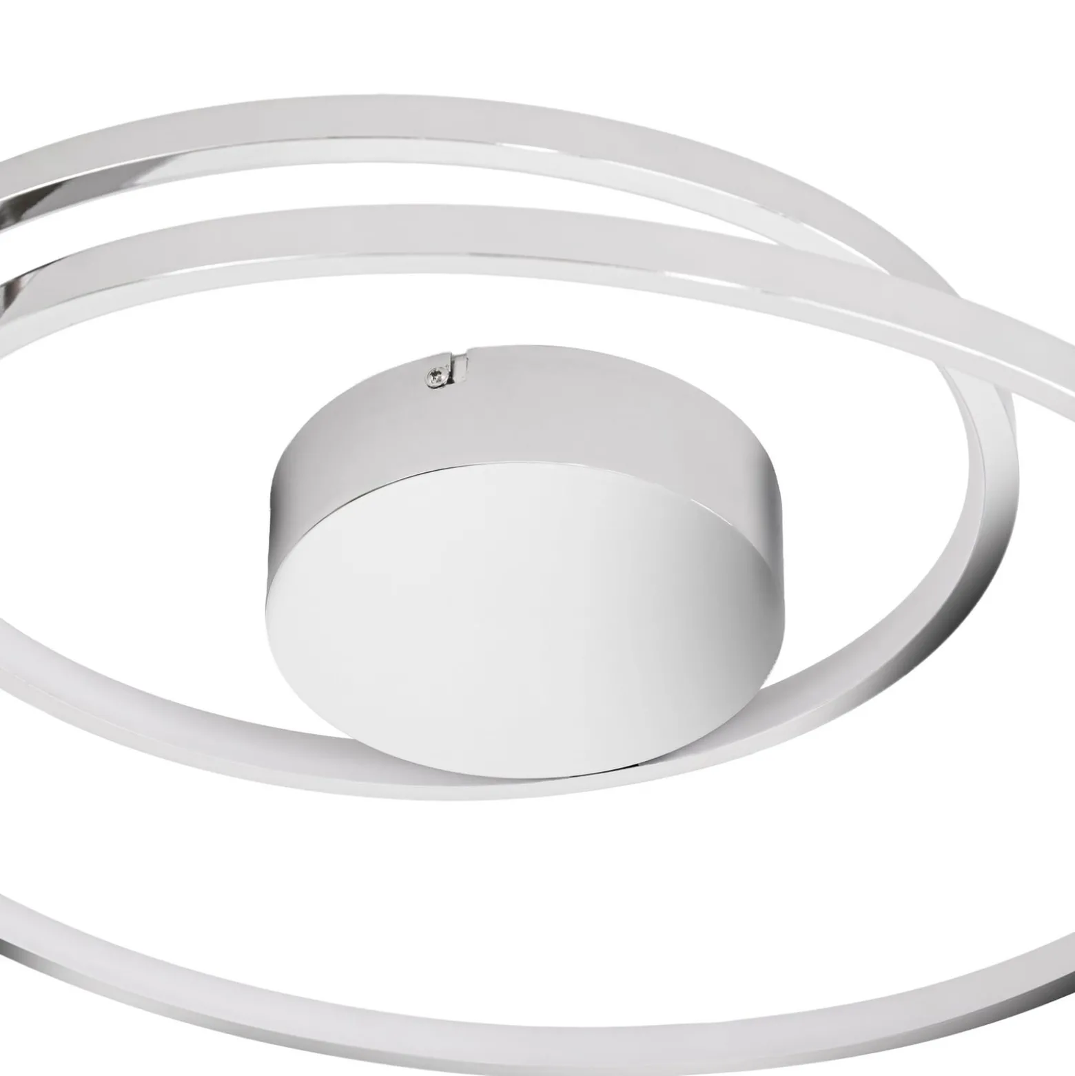Lucande LED-Deckenlampe Maire, chromfarben, Metall, dimmbar