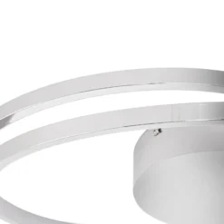 Lucande LED-Deckenlampe Maire, chromfarben, Metall, dimmbar