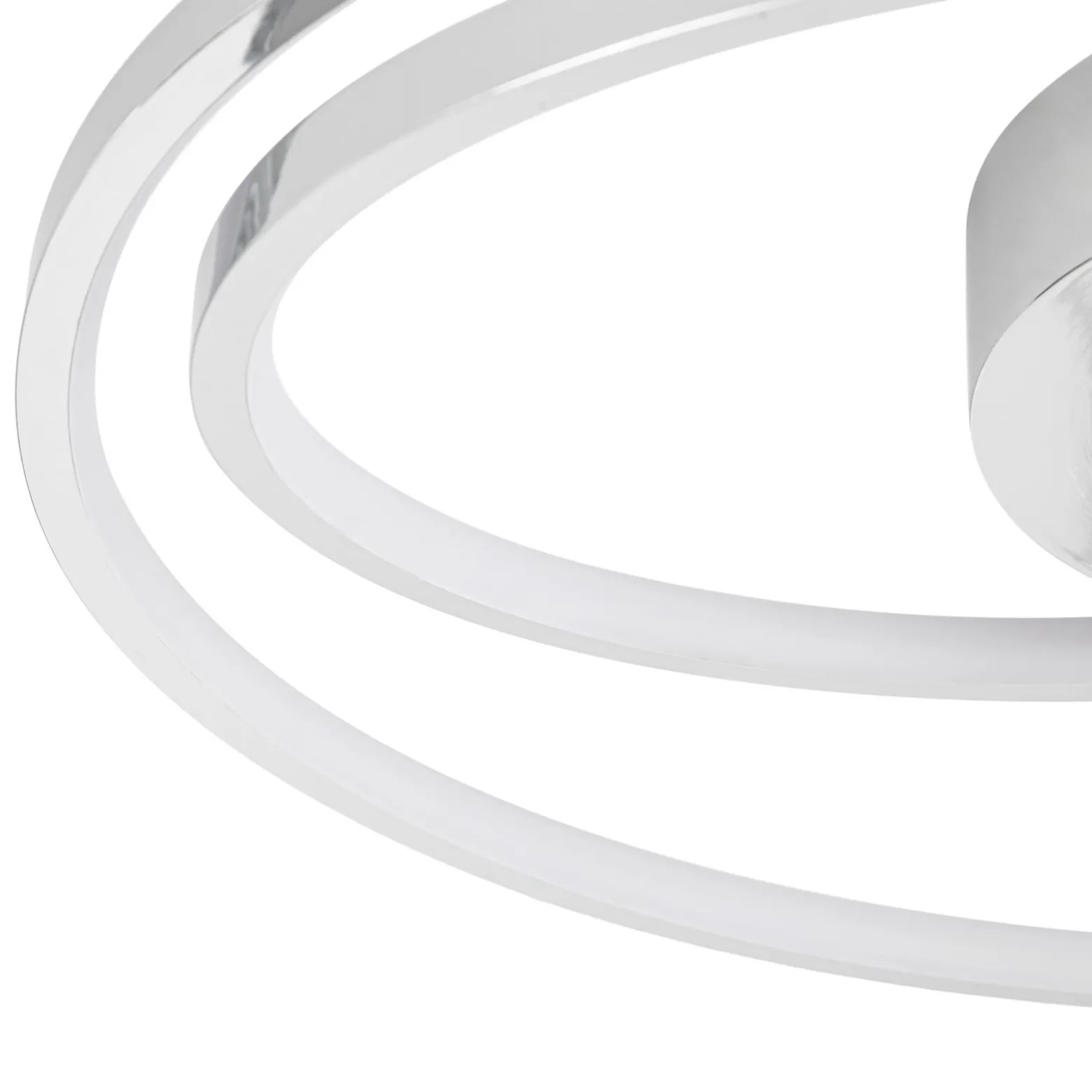 Lucande LED-Deckenlampe Maire, chromfarben, Metall, dimmbar