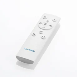 Lucande LED-Deckenlampe Noud, 65 cm, silber, Metall, CCT