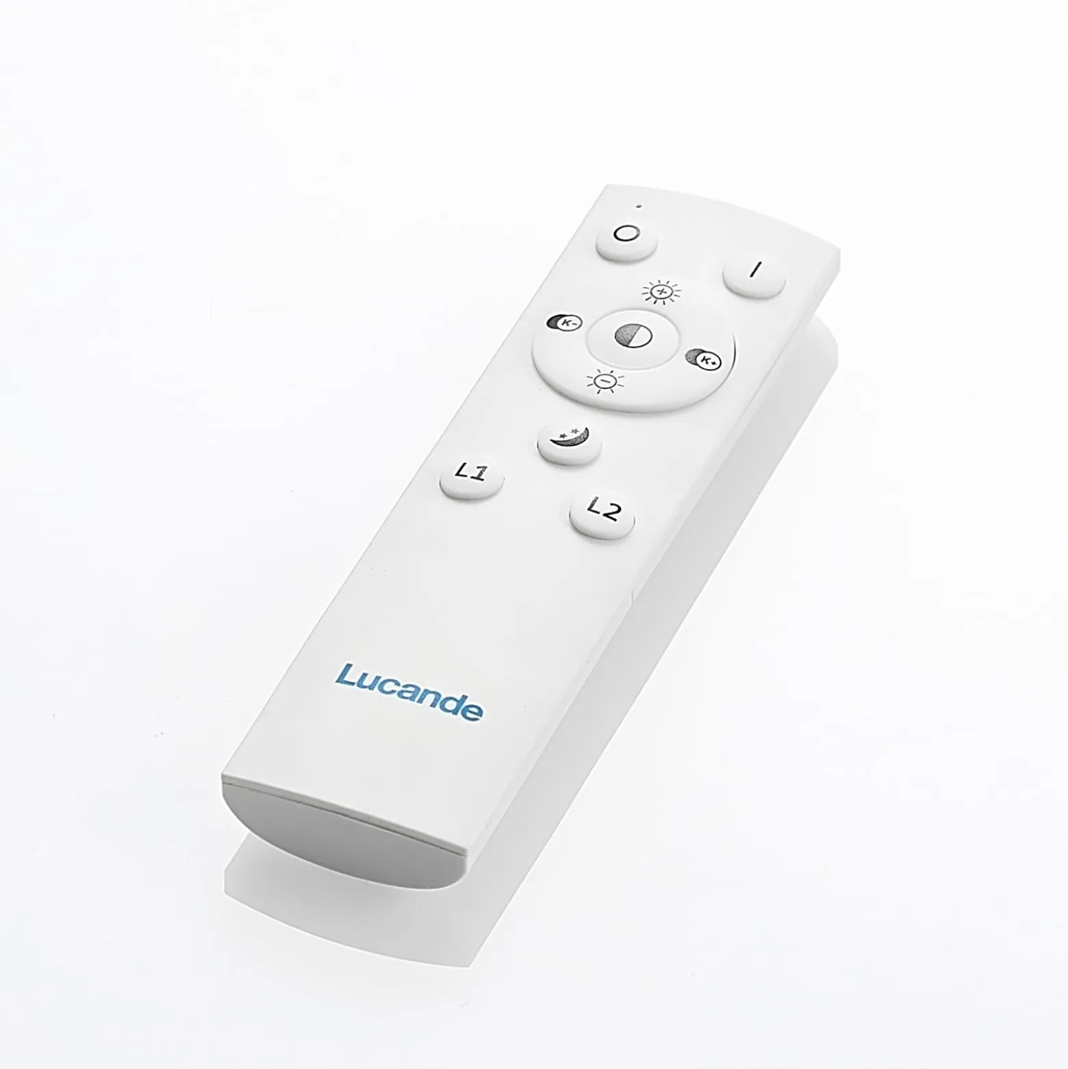 Lucande LED-Deckenlampe Noud, 65 cm, silber, Metall, CCT