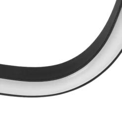 Lucande LED-Deckenleuchte Amiya, 47,6 cm, schwarz, Aluminium