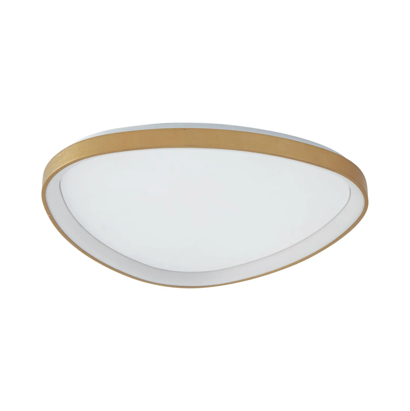 Lucande LED-Deckenleuchte Asken, 61 cm, gold, CCT, dimmbar