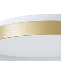 Lucande LED-Deckenleuchte Asken, 61 cm, gold, CCT, dimmbar