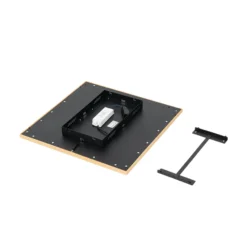 Lucande LED-Deckenleuchte Joren, 52 cm, Holz, CCT, Remote