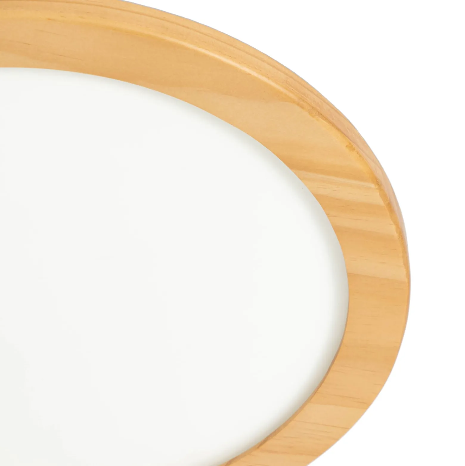 Lucande LED-Deckenleuchte Joren, Ø 38 cm, Holz, CCT, Remote