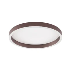 Lucande LED-Deckenleuchte Rotundo, Ø 40 cm, braun, dimmbar