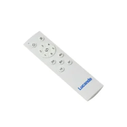 Lucande LED-Deckenventilator Faipari, nickel, DC,leise,132cm