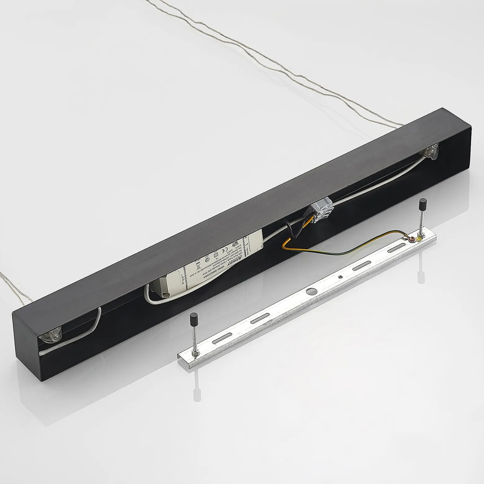 Lucande LED-Pendellampe Stakato, 140 cm, 6-flg., dimmbar