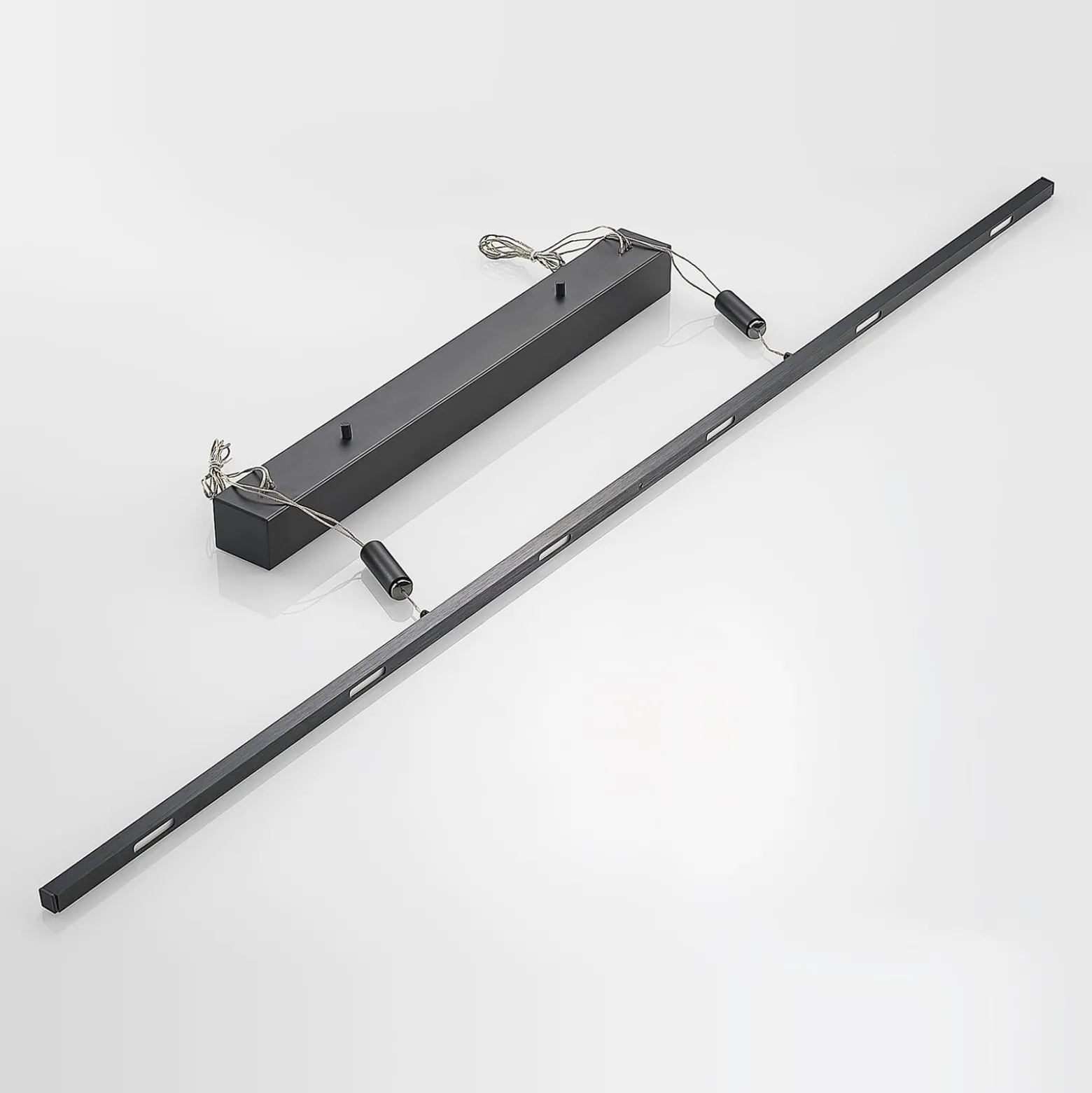 Lucande LED-Pendellampe Stakato, 140 cm, 6-flg., dimmbar