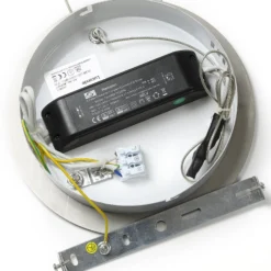 Lucande LED-Pendelleuchte Lyani, 80 cm, chrom, dimmbar
