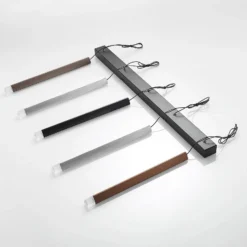 Lucande LED-Pendelleuchte Stoika, 88 cm, 5-flg., Metall