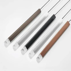 Lucande LED-Pendelleuchte Stoika, 88 cm, 5-flg., Metall