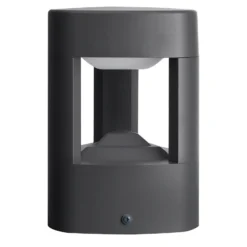 Lucande LED-Sockellampe Pirron, 20 cm, dreieckig, IP54