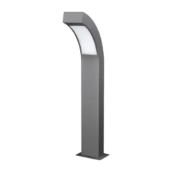 Lucande LED-Sockelleuchte Lennik, 60 cm, anthrazit, Metall
