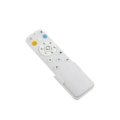 Lucande LED-Ventilator Lineta, weiß, Seil, Ø 103 cm, leise