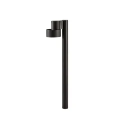 Lucande LED-Wegelampe Elune, schwarz matt, IP44, Höhe 77 cm