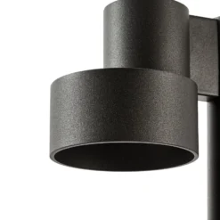 Lucande LED-Wegelampe Elune, schwarz matt, IP44, Höhe 77 cm