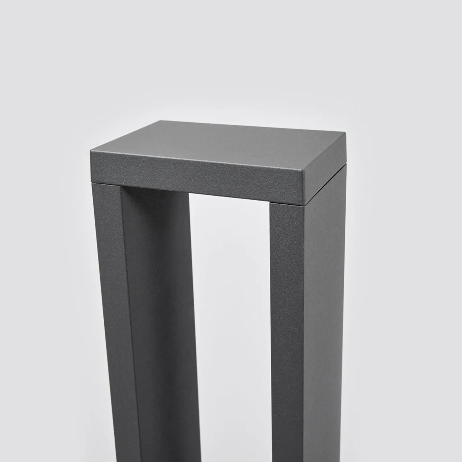 Lucande LED-Wegelampe Jupp, 4er-Set, 60 cm, anthrazit, IP54