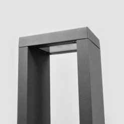 Lucande LED-Wegelampe Jupp, 4er-Set, 60 cm, anthrazit, IP54