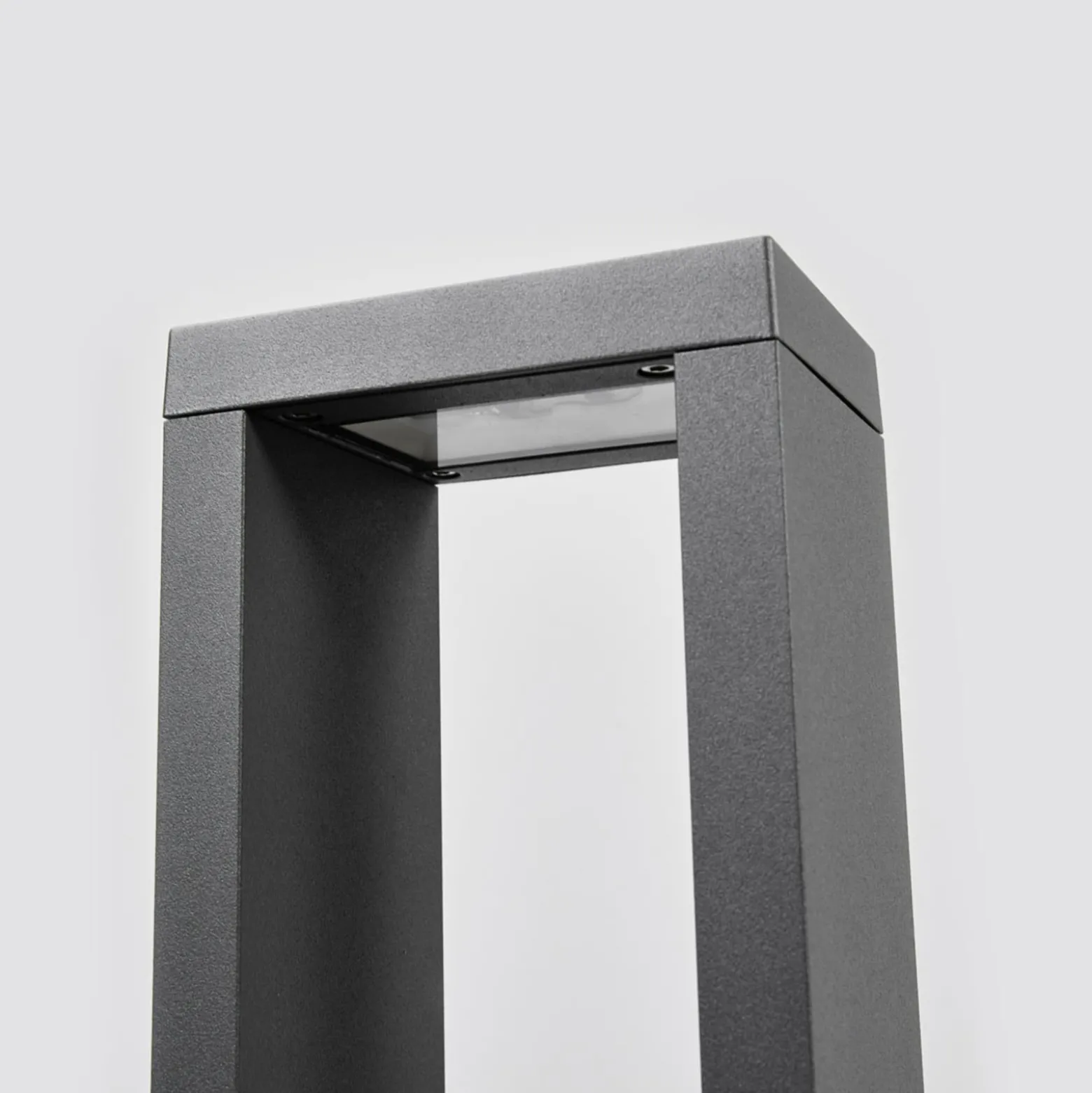Lucande LED-Wegelampe Jupp, 4er-Set, 60 cm, anthrazit, IP54