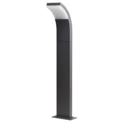 Lucande LED-Wegelampe Timm, 60 cm, anthrazit, Metall, IP54