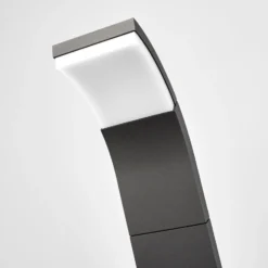 Lucande LED-Wegelampe Timm, 60 cm, anthrazit, Metall, IP54