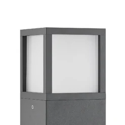 Lucande LED-Wegeleuchte Dewari, 65 cm, dunkelgrau, IP54
