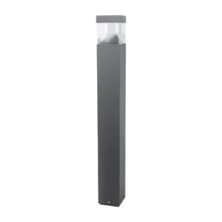 Lucande LED-Wegeleuchte Egon, Höhe 90 cm, grafitgrau, IP54