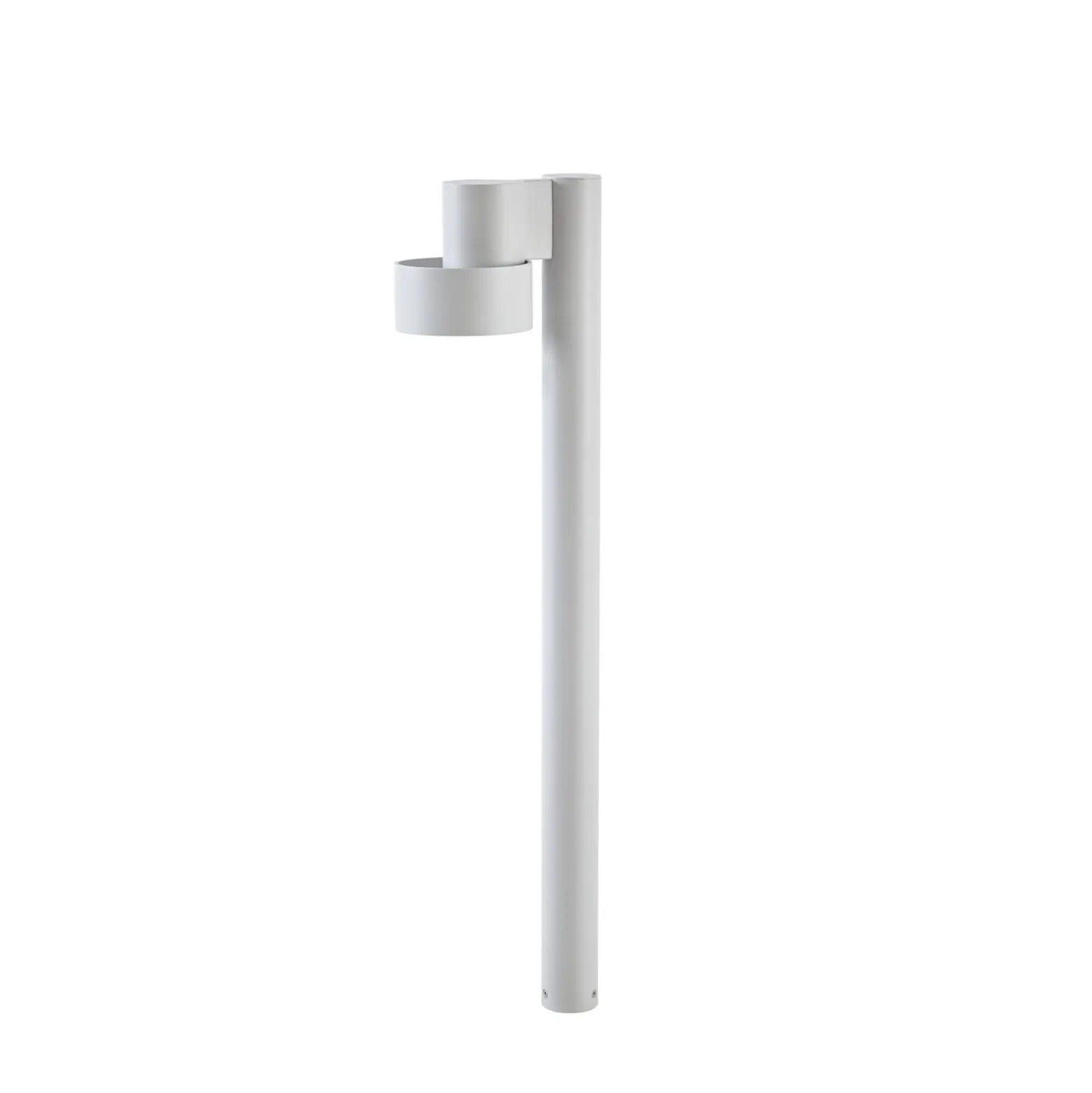 Lucande LED-Wegeleuchte Elune, hellgrau, IP44, Höhe 77 cm