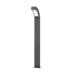 Lucande LED-Wegeleuchte Lennik, Sensor, 100 cm, anthrazit