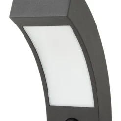 Lucande LED-Wegeleuchte Lennik, Sensor, 100 cm, anthrazit