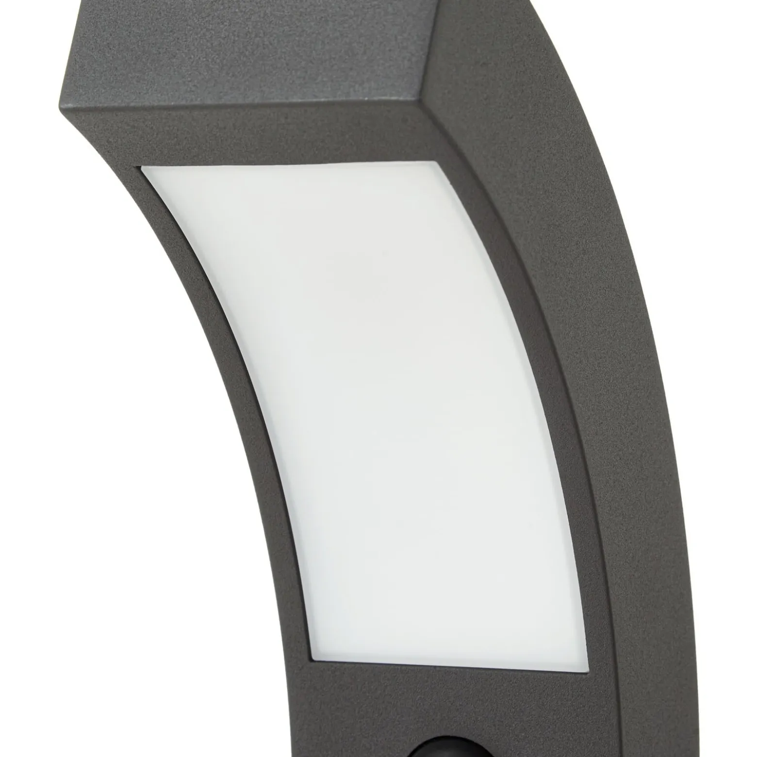 Lucande LED-Wegeleuchte Lennik, Sensor, 100 cm, anthrazit