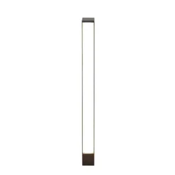Lucande LED-Wegeleuchte Lirka, dunkelgrau, Metall, 60 cm