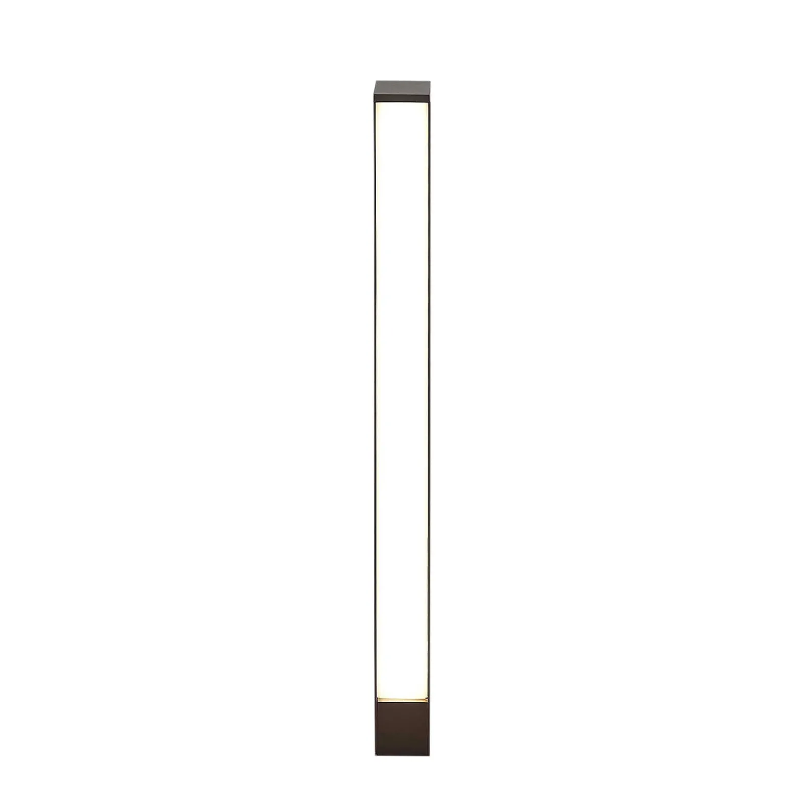 Lucande LED-Wegeleuchte Lirka, dunkelgrau, Metall, 60 cm