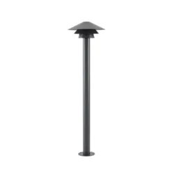 Lucande LED-Wegeleuchte Montaro, 110 cm, anthrazit, IP54